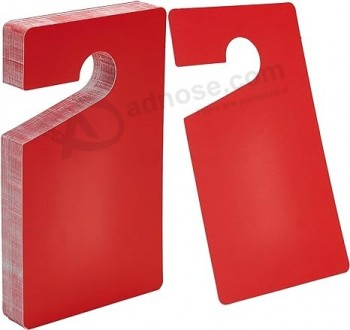 30pcs 3 x 5 pollici rosso in bianco Hang Tag in plastica fai da te Hanger resistente alle intemperie Hanging Tag per fai da te Craft Door Car Home Office Hotel Restaurant Decoratio