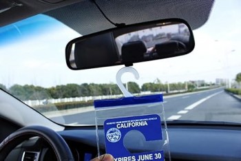 Handicap Parking Plaque Holder - Custodia per gancio per disabili con gancio più grande di Tbuymax