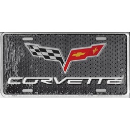 Corvette Novelty Front License Plate 6x12 Metal Car Tag