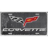 Corvette Novelty Matrícula delantera 6x12 Etiqueta de coche de metal