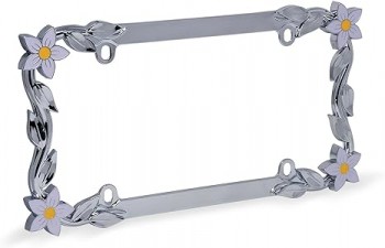 Accessori Cruiser 19130 Cornice targa Daisy, cromata/verniciata