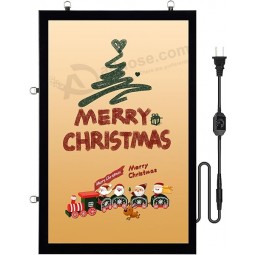 LED-Plakatrahmen in Schwarz, 16