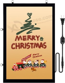 LED-posterframe in zwart, 16