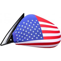 Amerikanische Flagge Seitenspiegelabdeckungen - Set mit 2 Autospiegelabdeckungen Zubehör - passend für die meisten Autos und kleinen SUVs
