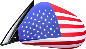 Amerikanische Flagge Seitenspiegelabdeckungen - Set mit 2 Autospiegelabdeckungen Zubehör - passend für die meisten Autos und kleinen SUVs
