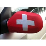 Svizzera Car Mirror Flag 6'' x 4'' - Bandiere svizzere dello specchietto retrovisore - 2 pezzi