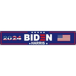 Biden Harris 2024 große Bannerwahl Biden Harris 2024 Präsident Yard Schilder Banner Werbung Polyester Party Außenflagge