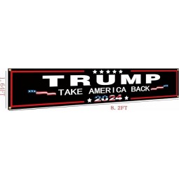 Donald Trump 2024 Flagge Trump Nehmen Sie Amerikaner zurück Großes Banner Amerikanische Flagge Banner Trump Yard Schilder Banner Werbung Polyester Party im Freien