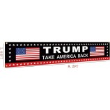 Donald Trump 2024 Bandera Trump Take American Back Gran Estandarte Trump American Banner Letrero Patio Publicidad Poliéster Patio Letreros Fiesta Al Aire Libre