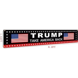 donald trump 2024 flagge trump nehmen amerikaner zurück großes banner trump amerikanisches banner schild hof werbung polyester hof schilder party im freien