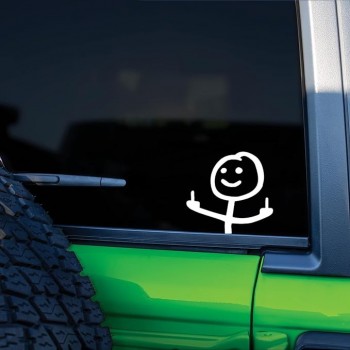 Fuck You Drôle Meme Autocollant Grand Vinyle Autocollant Pour Voitures, Camions, Fenêtres Majeur