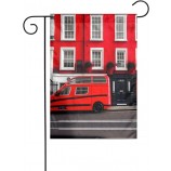 Bandera del jardín de la calle de Londres 12x18 pulgadas de doble cara Bandera del jardín del Día de la Independencia del Día de los Caídos para la decoración exterior del patio