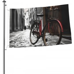 Flagge 2x3 Ft doppelseitiger Druck Flagge Indoor Outdoor Banner Urlaub Garten Flagge Straße Fahrrad Willkommen Hof Banner für Garten