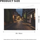 Flagge 2x3ft Bannerdekoration Außenflagge mit 2 Ösen Die Kopfsteinpflaster bei Straße Außendekorationen Flagge 200d Hochleistungs-Polyester-Banner