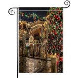 Boom Geschenken Kerst Straatverlichting Schoonheid Vakantie Welkom Tuin Vlag, Verticale Dubbelzijdige Tuin Decoraties 12 X 18 Huis Yard Vlaggen