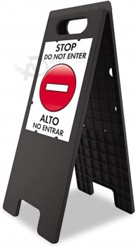 カスタマイズ可能なAフレーム屋外サンドイッチボード、耐候性プラスチック保護カバーインサート付き両面サイン - サイネージスタンド