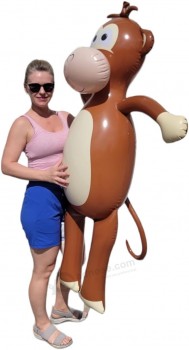 Huge 65" (Over 5 Feet) Tall Inflatable Monkey (Vinyl) Fun Jungle Animal Safari Africa Tropical Birthday Party Decoration! (1 Pack)