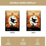 Halloween Garden Flag Halloween Yard Decorazione Esterna 12 x 18 Pollici Doppio Lato Lavabile Poliestere