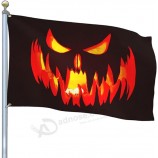Bandiera di Halloween 3x5 Bandiera di zucca di Halloween spaventosa a doppia faccia Bandiera di Halloween all'interno ed esterna Bandiera Banner Festa Casa Cortile Giardino