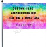 Bandiera personalizzata 3x5 FT - Bandiere per esterni personalizzate Striscioni - Personalizza Stampa il tuo logo / immagine / foto / parole / testo - Decorazione personalizzata