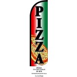 Pizza Swooper Feather Banderas Letrero