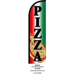 Pizza Swooper Piuma Bandiere Banner Segno