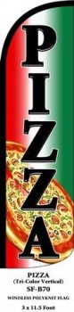 Pizza Swooper Piuma Bandiere Banner Segno