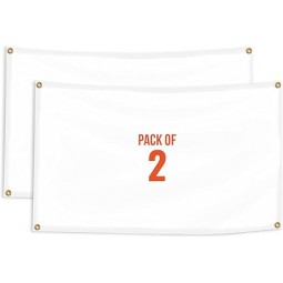 2 Stück leeres Vinyl-Banner, 11 Oz leichte faltbare DIY wasserdichte PVC-Flex, Schulen, Home-Office-Geschäft, Werbung im Innenbereich, im Freien