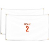 2 piezas de vinilo en blanco, pancarta lisa, 11 oz, liviano, plegable, bricolaje, impermeable, PVC flexible, escuelas, oficina en casa, publicidad, interior, uso exterior
