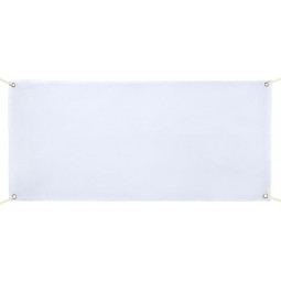 Vinyl-Banner blank Polyester Oxford Tuch mit hängenden Seilen 2x4 Fuß DIY Druck Vinylschilder für den Innen- und Außenbereich werben Werbeanzeige