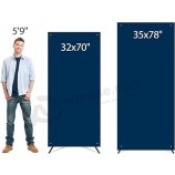 Anley Custom X Stand Banner - Film in PVC rigido aggiornato con occhielli in metallo - Banner X Frame personalizzato portatile per aziende, espositori per eventi