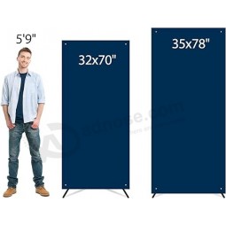 anley custom X Stand Banner - verbesserte Hart-PVC-Folie mit Metallösen - tragbares personalisiertes X-Rahmen-Banner für Unternehmen, Veranstaltungen, Displays