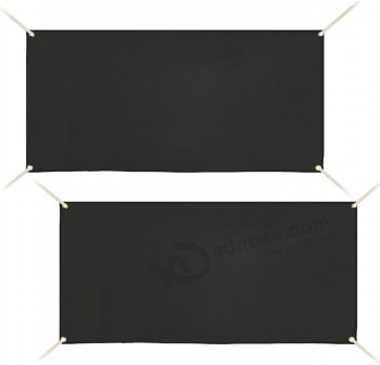 Vinyl Banner Blank Polyester Oxford Cloth with Hanging Ropes 2x4 Feet DIY Printing Vinyl Signs for Indoor Outdoor Advertise Ad Display
