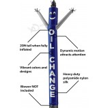 « OIL CHANGE » Air Dancers Gonflable Tube Homme Fixation, 20 pieds (sans souffleur)