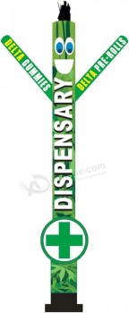 18ft Tall Dispensary Air Dancer Inflatable - Street-Side Eye-Catching Delta Gummies & Pre-Rolls Puppet for Dispensary Advertising