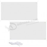 Paquete de 2 pancartas grandes Letreros Banners en blanco pintables 2 x 6 pies Banderas blancas lisas Haz tu propia pancarta Fiesta de bricolaje Festival Celebración Deporte