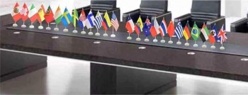 50 Paesi Desk Bandiere Piccolo Mini Mondo Internazionale Tavolo Bastone Bandiere Decorazioni 5x8 Pollici