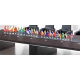 50 pays bureau drapeaux petit mini international monde table bâton drapeaux décorations 5x8 pouces