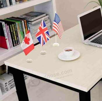 50 Länder Schreibtisch Flaggen kleine Mini International Welt Tisch Stab Flaggen Dekorationen 5x8 Zoll
