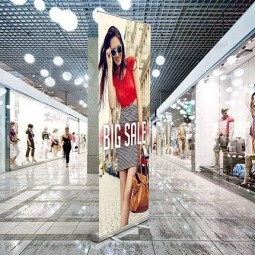Banner retráctil personalizado 33.5x80 con soporte Banners ajustables Banner emergente Banner enrollable Portable Banner Roll Up personalizable personalizado