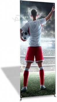 Premium Banner Stand -- ADJUSTABLE from 24"x63" 24"x72" to 31.5"x72" (24"-31.5" by 63"-72")(WxH) with Carrying Fabric Bag