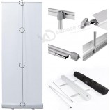 Stand retrattile Roll Up Banner Sign Stand in alluminio retrattile Banner Sign Stand per esposizioni fieristiche Display per negozi 24×62 pollici (solo stand)