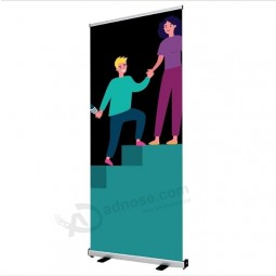 1 Einheit 31,5 Zoll x72-80 Zoll Standard einziehbarer Bannerständer mit gepolsterter Canvas-Tasche und Box zum Tragen (nur Ständer)