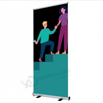 1 UNITÀ 31,5 POLLICI x72-80 POLLICI Supporto per striscioni retrattile standard con borsa e scatola di tela imbottita per il trasporto (solo supporto)