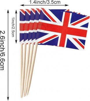 Europa Europa Europa 44 Países Cupcake Toppers Bandera de palo Pequeño mini país nacional Banderas de palillo de dientes Festival Internacional de la Fiesta Mundial