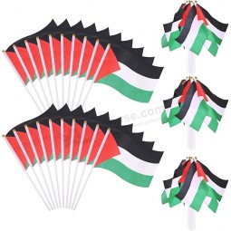 Small Palestine Flag Stick Bulk 5.5'' x 8.2'' Mini Palestine Flag Mini Palestine Hand Held Flags Small Palestine Hand Waving Flag Sticks