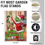 Merry Christmas Home Decorative Garden Flag Christmas Max Dog, Xmas Gifts House Yard Santa Fireplace Outside Decor