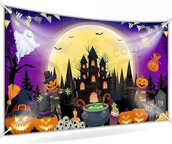 ハッピーハロウィーンバナー不気味なハロウィーンの背景トリックオアトリートハロウィーンバナーハロウィーンパーティーデコレーションキッズ