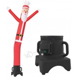 Bailarín de la marioneta inflable de la mosca del hombre que ondea los 8 pies con el soplador (Santa Claus)