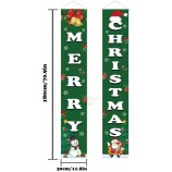 Decoraciones de Navidad Bandera de Feliz Navidad al aire libre en interiores, colgando Decoraciones de Feliz Navidad para el hogar, Pared de decoración de Navidad al aire libre en 
